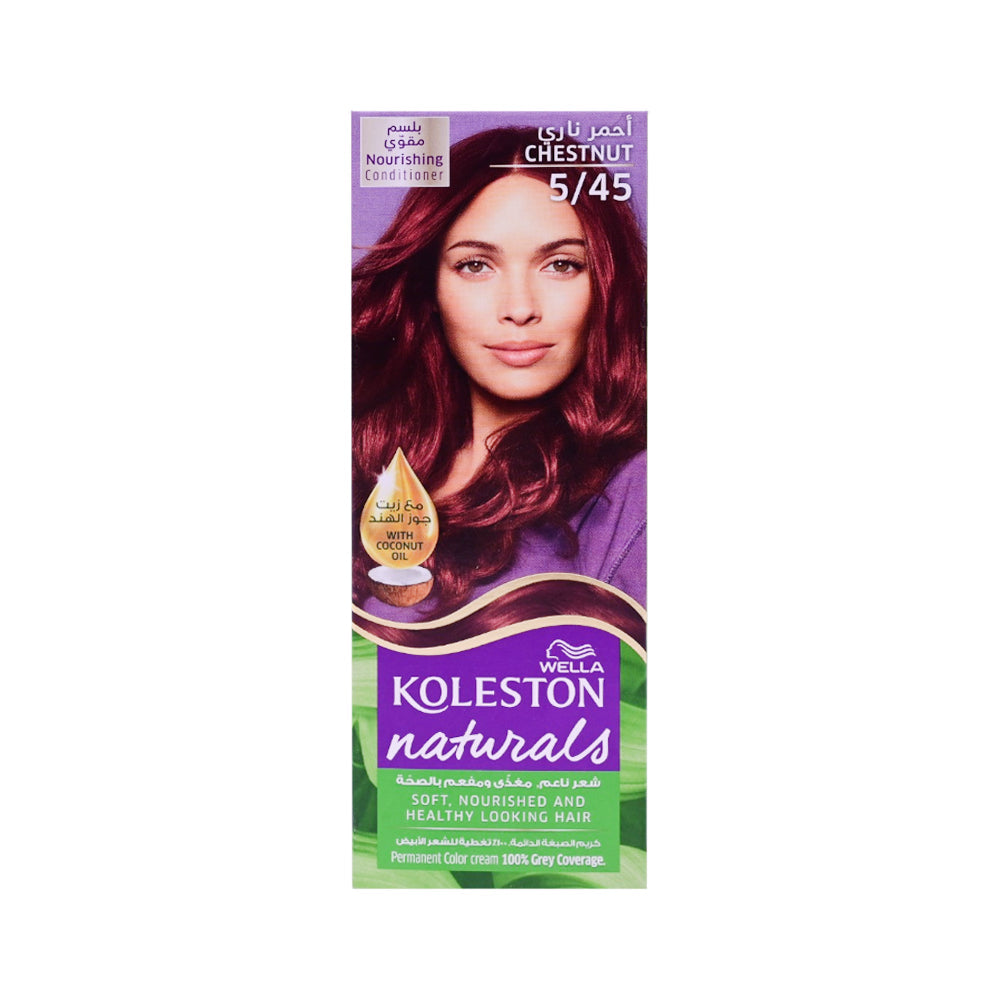 WELLA HAIR COLOR KOLESTON NATURALS 5/45 CHESTNUT 110 ML Default Title - MamasJan haircare
