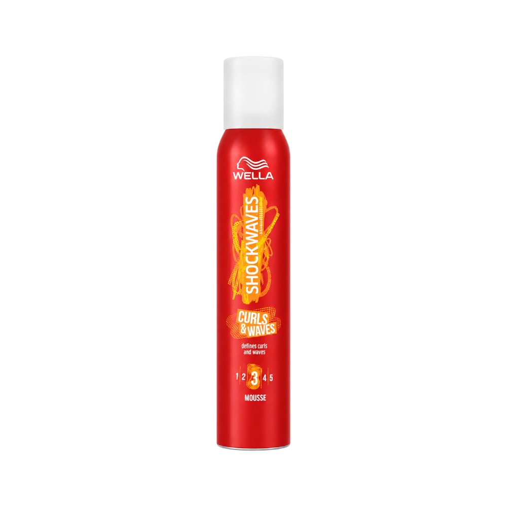 WELLA SHOCKWAVES CURLS & WAVES MOUSSE 200ML Default Title - MamasJan haircare