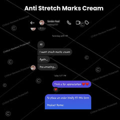 Anti-Stretch Marks Cream – Formulated With Shea Butter, Coco Butter & Vitamin E, Prevent Scars & Stretch Marks With Intense Hydration & Smoothing 30ml