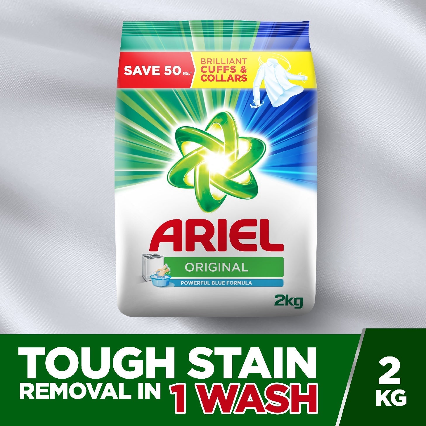 ARIEL WASHING POWDER ORIGINAL PERFUME 2 KG Default Title - MamasJan Grocery Nonfood
