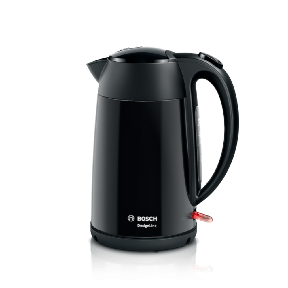 BOSCH ELECTRIC KETTLE BLACK STEEL TWK3P423GB Default Title - MamasJan Electronics