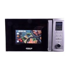 ARSHIA MICROWAVE GRILL SILVER 2601 Default Title - MamasJan Electronics