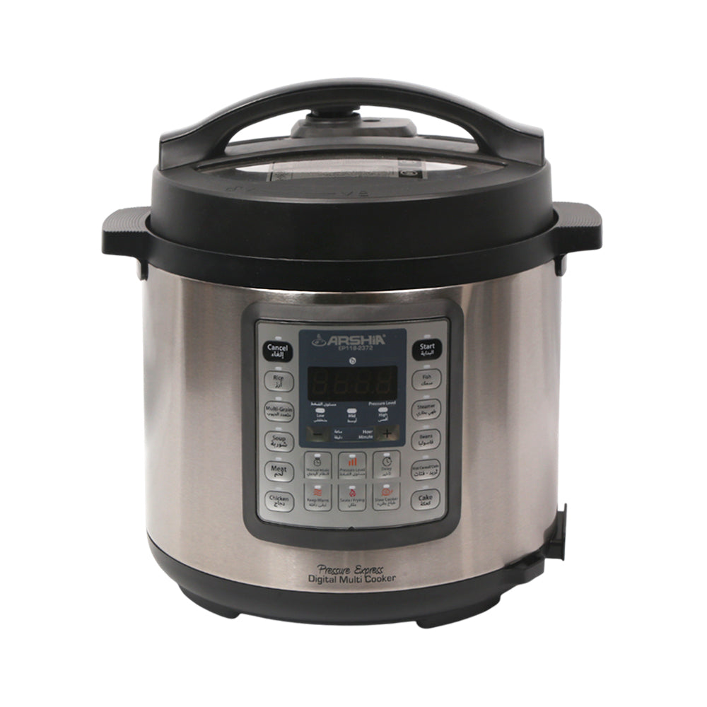 ARSHIA ELECTRIC PRESSURE COOKER EP118-2372 Default Title - MamasJan Electronics