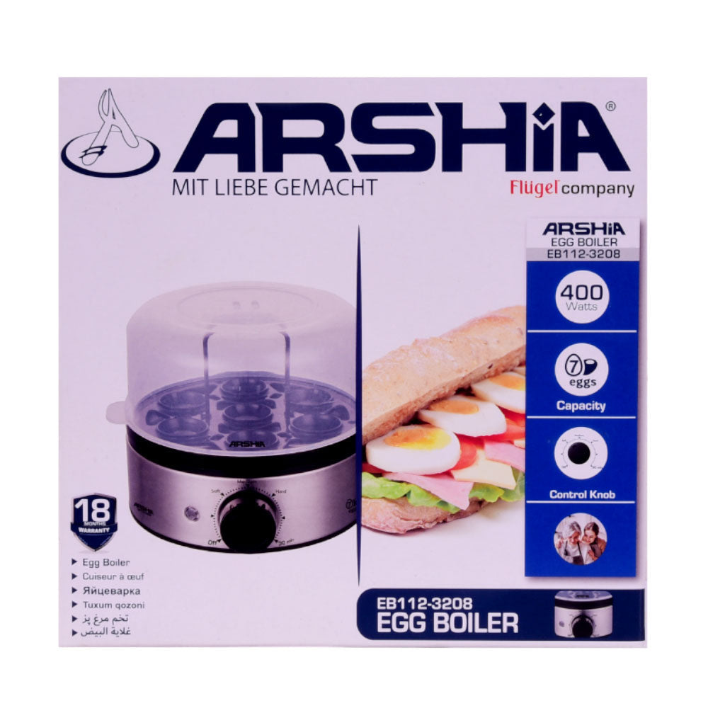 ARSHIA EGG BOILER EB112-3208 Default Title - MamasJan Electronics