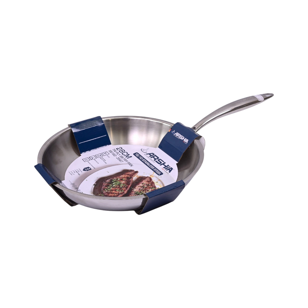 FRY PAN ARSHIA STEEL 28 CM SS160/3567 Default Title - MamasJan Crockery