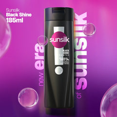SUNSILK SHAMPOO BLACK SHINE 185 ML Default Title - MamasJan Grocery Nonfood