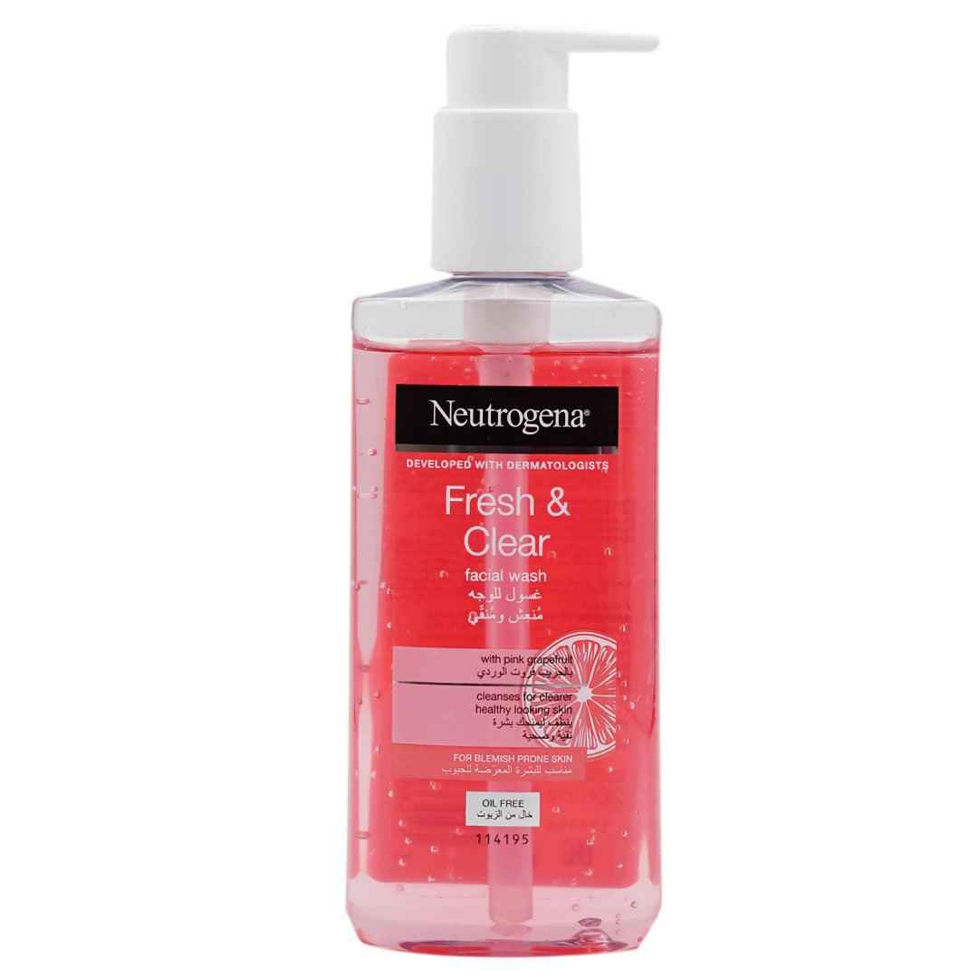 Neutrogena Face Wash Fresh Clear Pink 200Ml