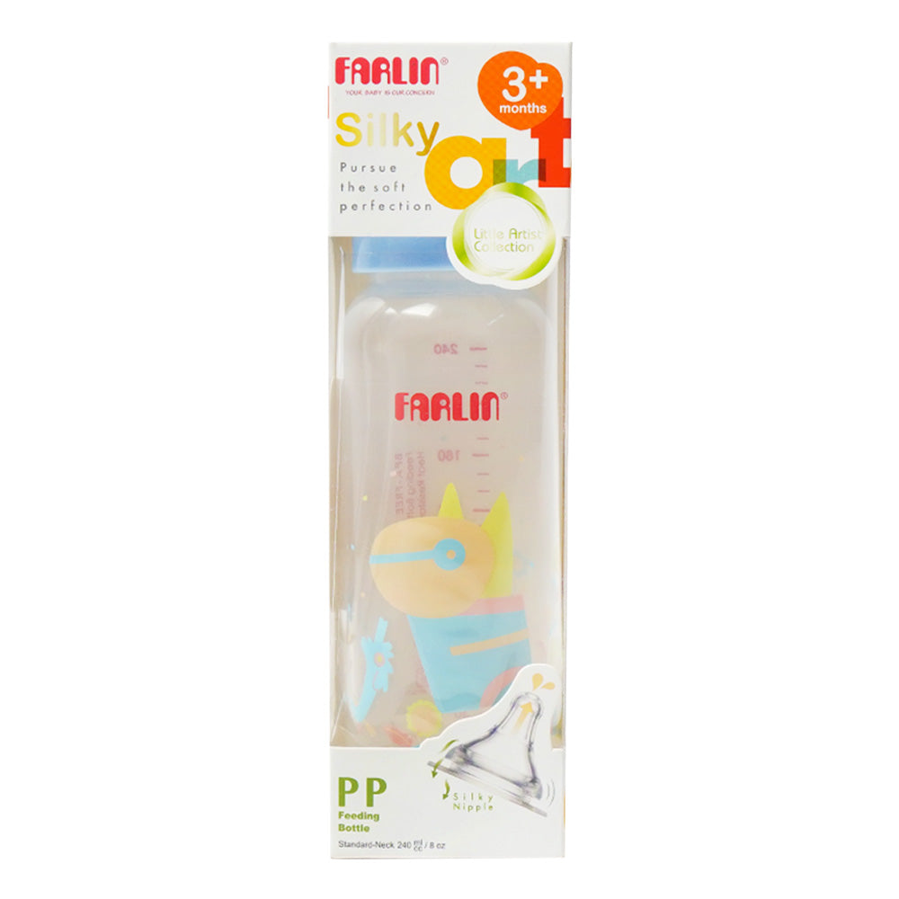 FARLIN BABY FEEDING BOTTLE SILKY 3M+240 ML AB-41017-B Default Title - MamasJan Grocery Nonfood