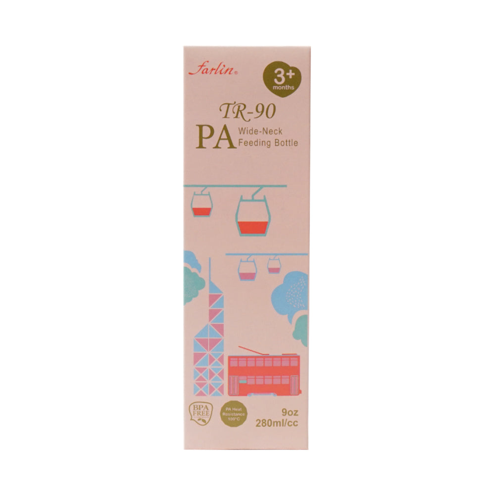 FARLIN BABY FEEDING BOTTLE PA 3M+280 ML AB-A2002-01 Default Title - MamasJan Grocery Nonfood