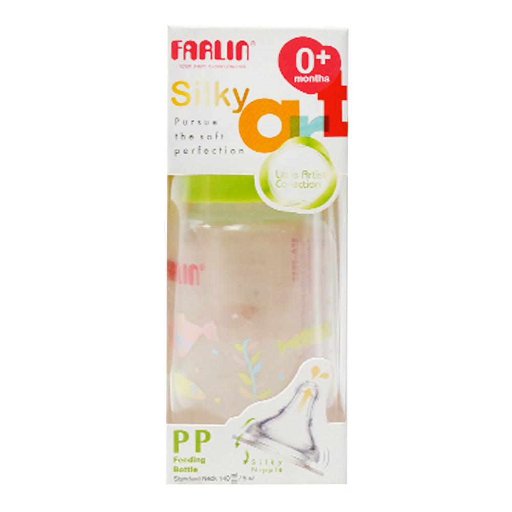 FARLIN BABY FEEDING BOTTLE SILKY 0M+140 ML AB-41016-M Default Title - MamasJan Grocery Nonfood