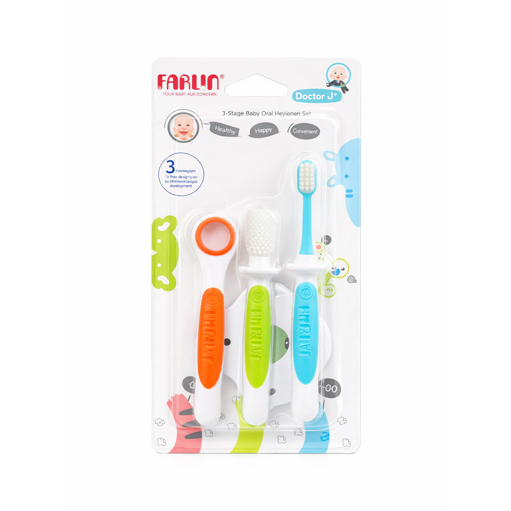 FARLIN DOCTOR J 3 STAGES HYGIENE SET BDT-005-E Default Title - MamasJan Grocery Non Foods