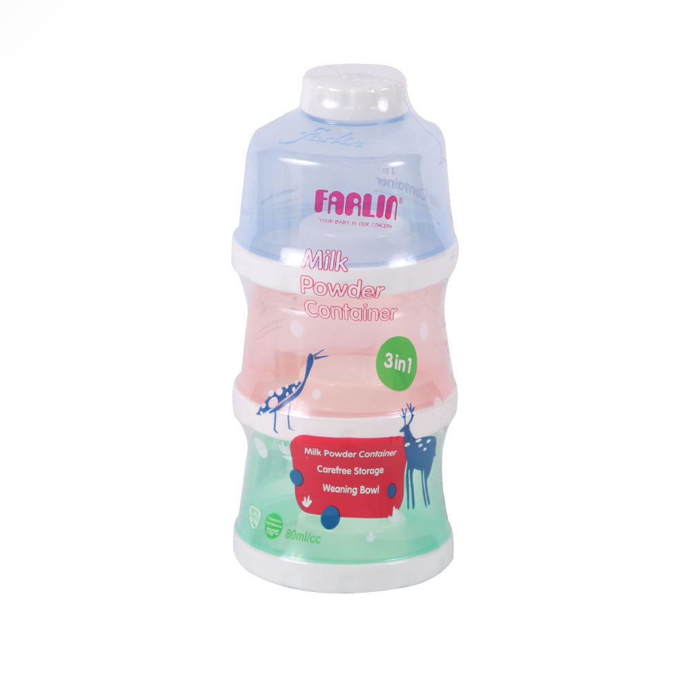 FARLIN BABY MILK POWDER CONTAINER 3 IN 1 80 ML AD-20011 Default Title - MamasJan Grocery Nonfood