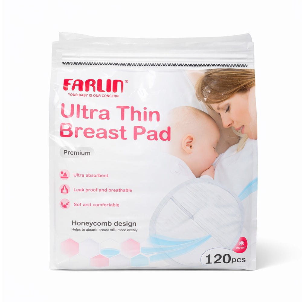 FARLIN ULTRA THIN BREAST PAD PREMIUM 120PCS 31015 Default Title - MamasJan Grocery Non Foods