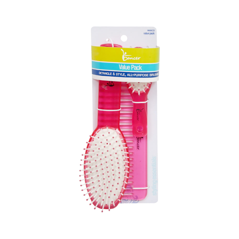 DANCER HAIR BRUSHES & COMB SET Default Title - MamasJan haircare