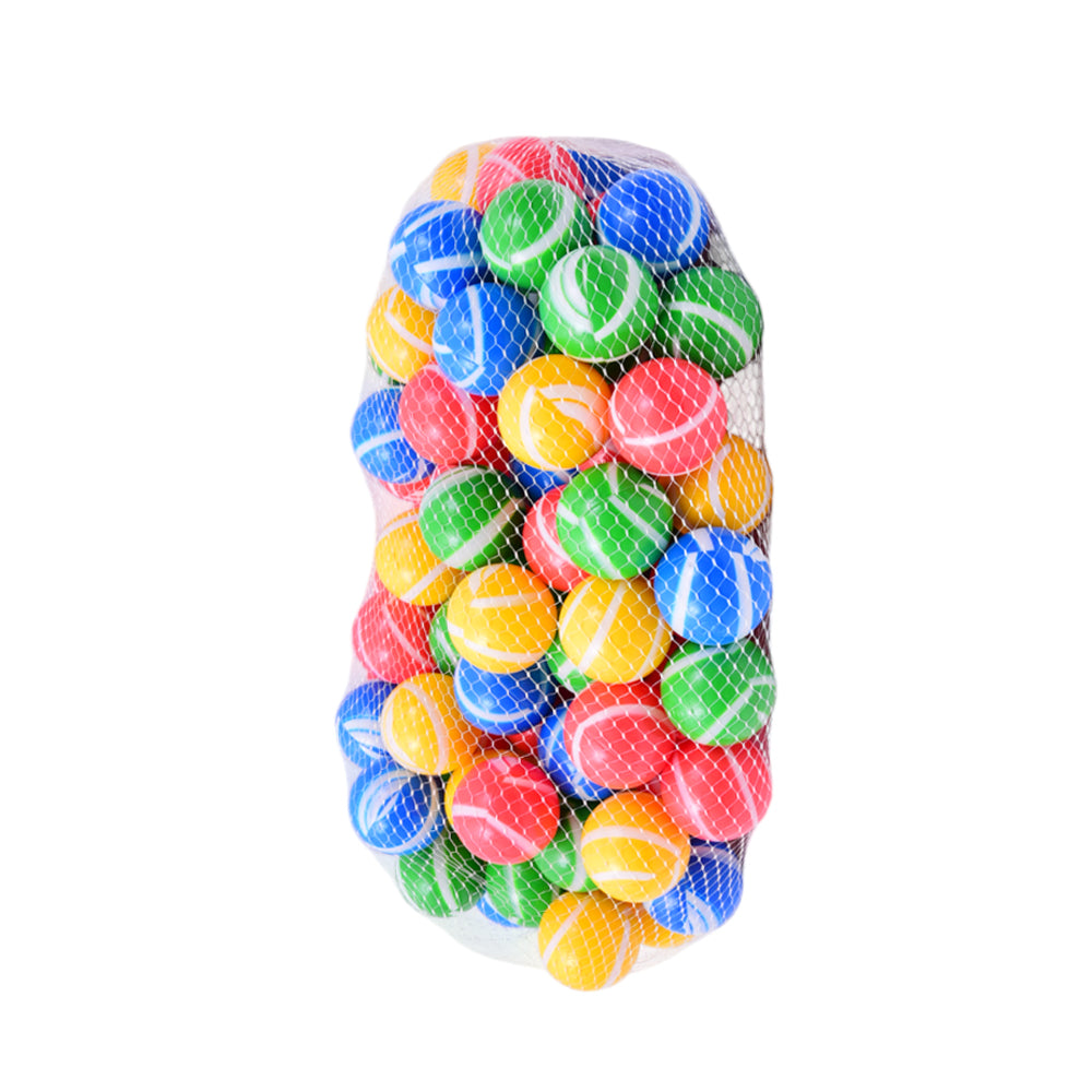 TH604A PLASTIC BALLS 100 IN NET BAG D Default Title - MamasJan Toys