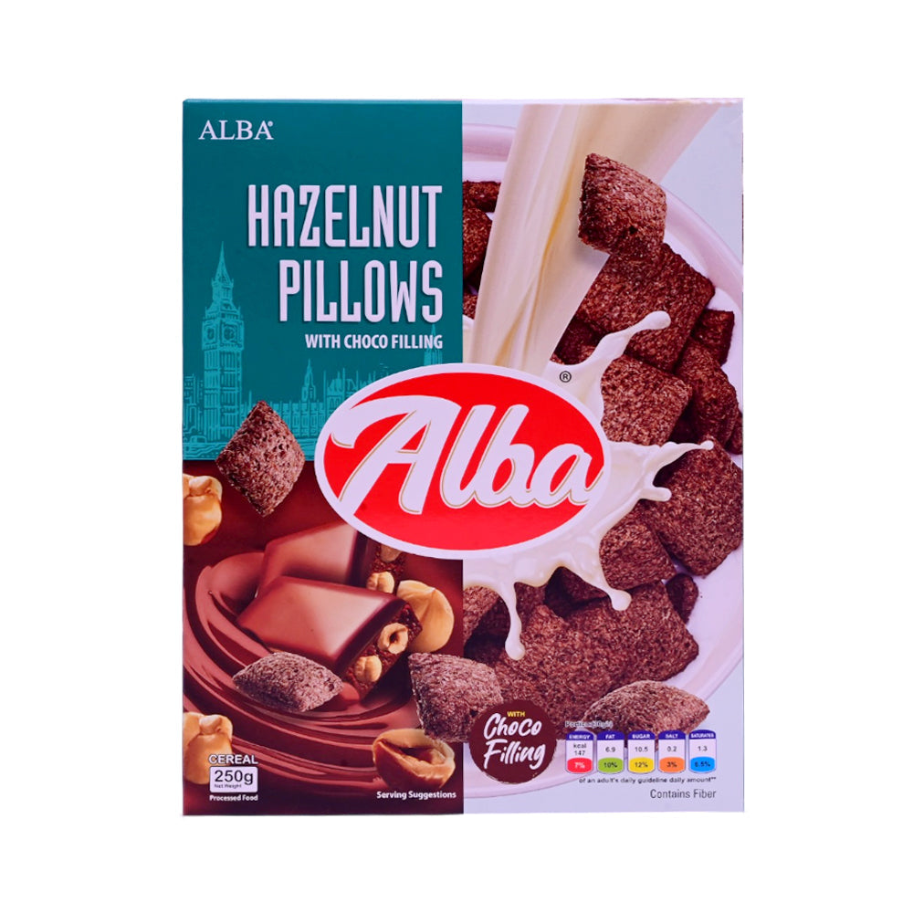 ALBA HAZELNUT PILLOWS 250G BOX Default Title - MamasJan Grocery