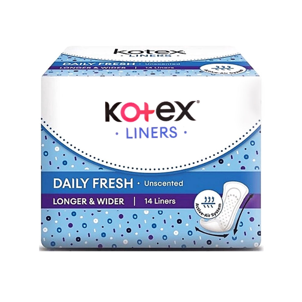 KOTEX SANITARY PADS DAILY FRESH BREATHABLE UNSCENT 16PC Default Title - MamasJan Grocery Nonfood