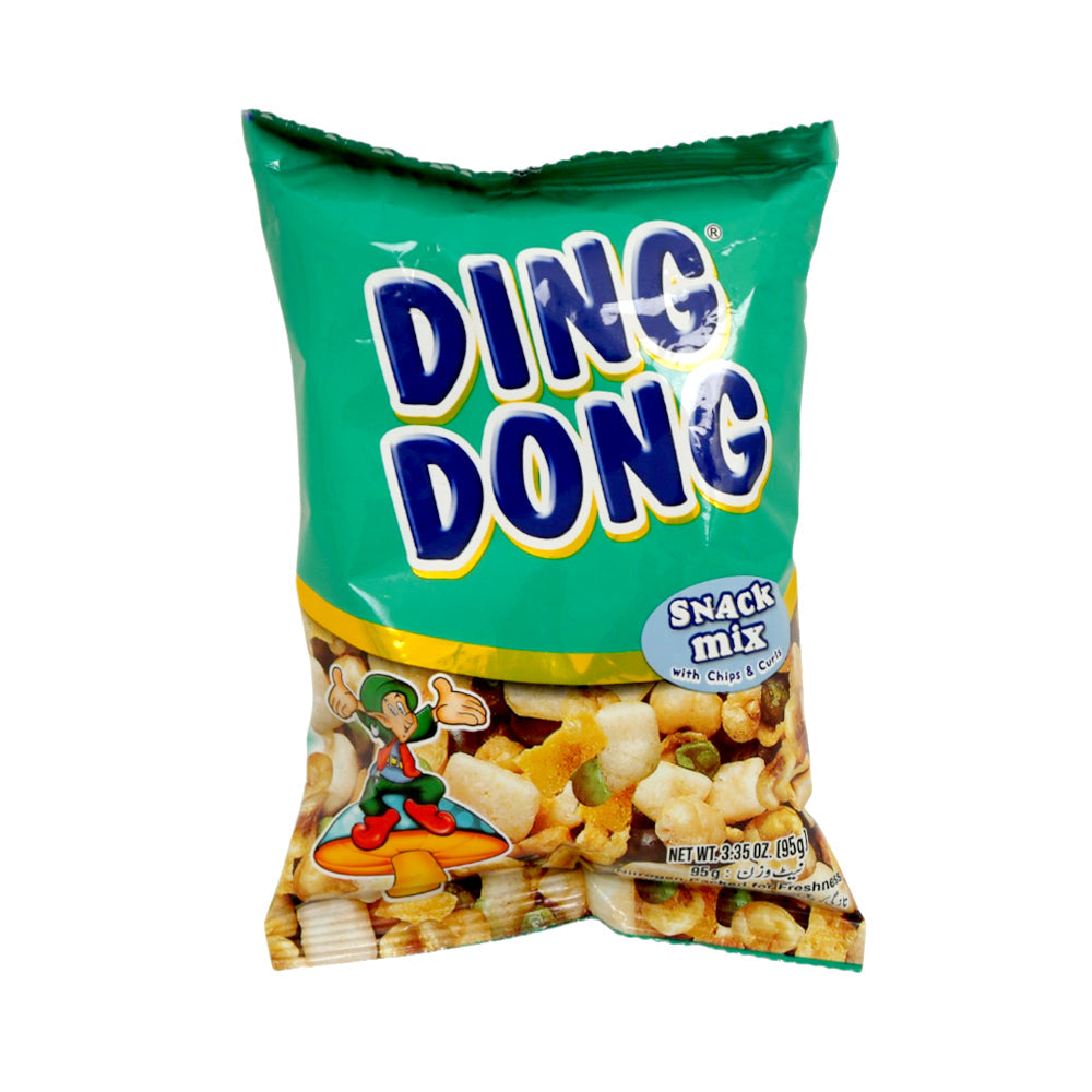 DING DONG SNACK MIX WITH CHIPS CURLS 100 GM Default Title - MamasJan Grocery Food