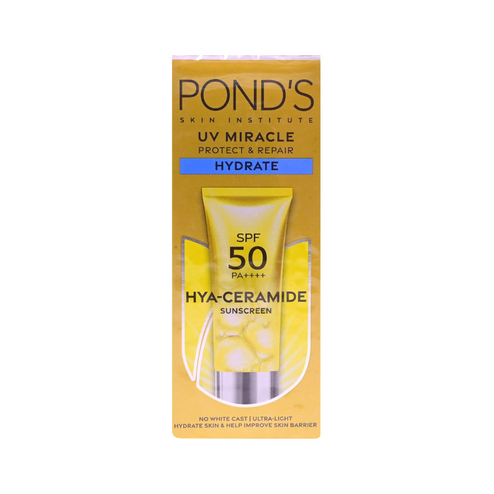 PONDS UV MIRACLE HYDRATE SPF 50 PA++++ SUNSCREEN 50 GM Default Title - MamasJan skincare