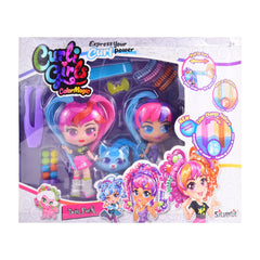 82079 SILVERLIT DOLL TWIN ASST CURLI GIRL (3+ YEAR) D Default Title - MamasJan Toys