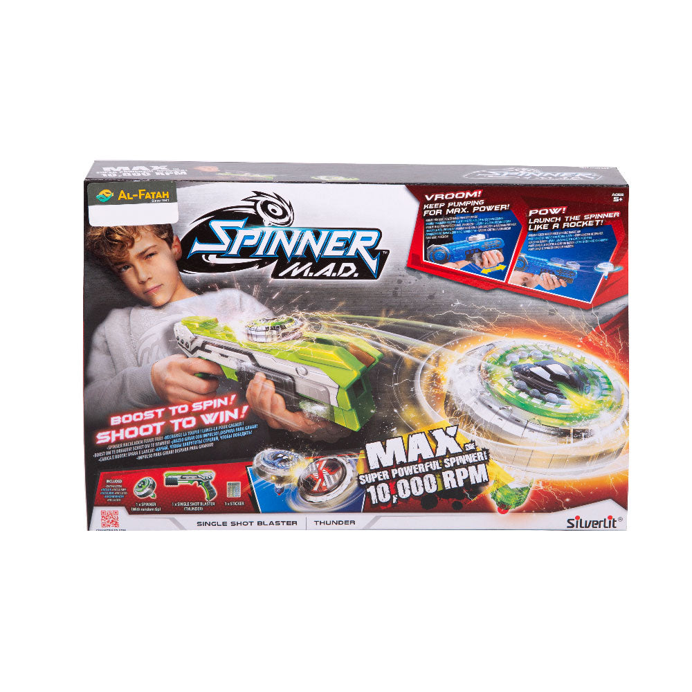 86302 Silverlit Spinner Thunder Blaster W Gun (5+ Year) D Default Title - MamasJan Toys