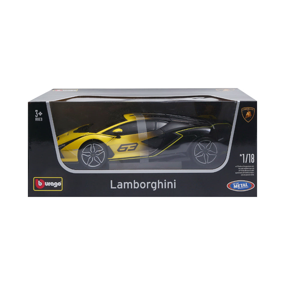 11100 BURAGO DIE CAST LAMBORGHINI SIAN FKP 37 CAR Default Title - MamasJan Toys