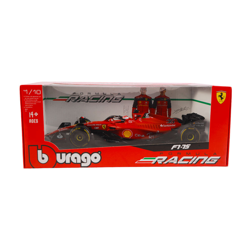 16811 BURAGO FORMULA CHARLES LECLERC FERRARI CAR Default Title - MamasJan Toys