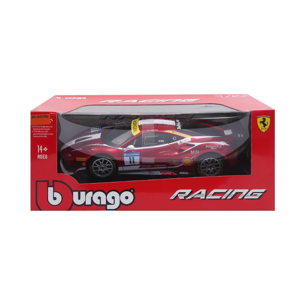 26308 BURAGO DIE-CAST FERRARI 488 CHALLENGE CAR A.I Default Title - MamasJan Toys