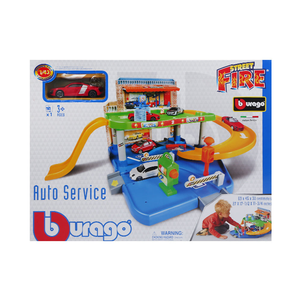 30039 BURAGO AUTO SERVICE STATION BASIC Default Title - MamasJan Toys