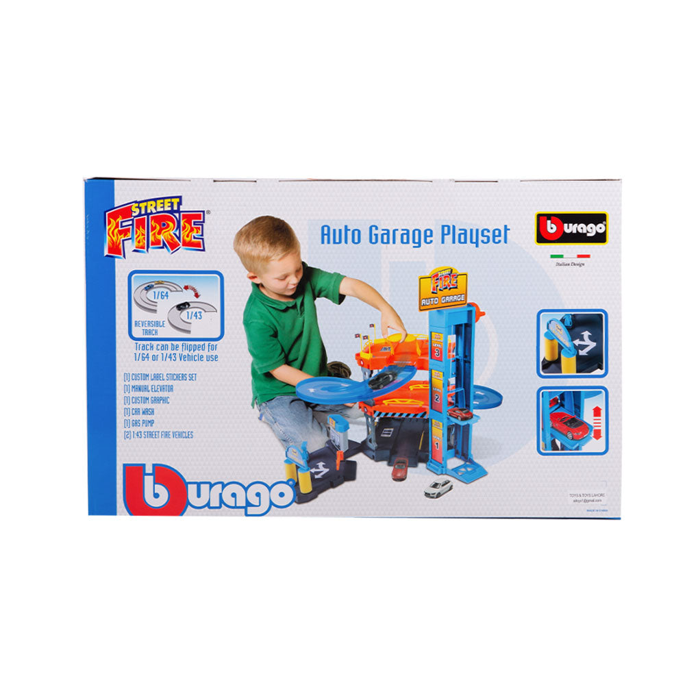 30361 BURAGO AUTO GARAGE PLAY SET BASIC Default Title - MamasJan Toys