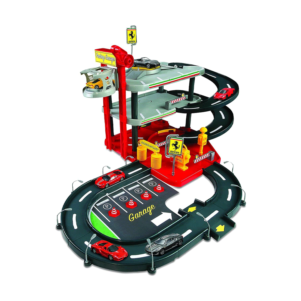 31204 BURAGO FERRARI PARKING GARAGE Default Title - MamasJan Toys