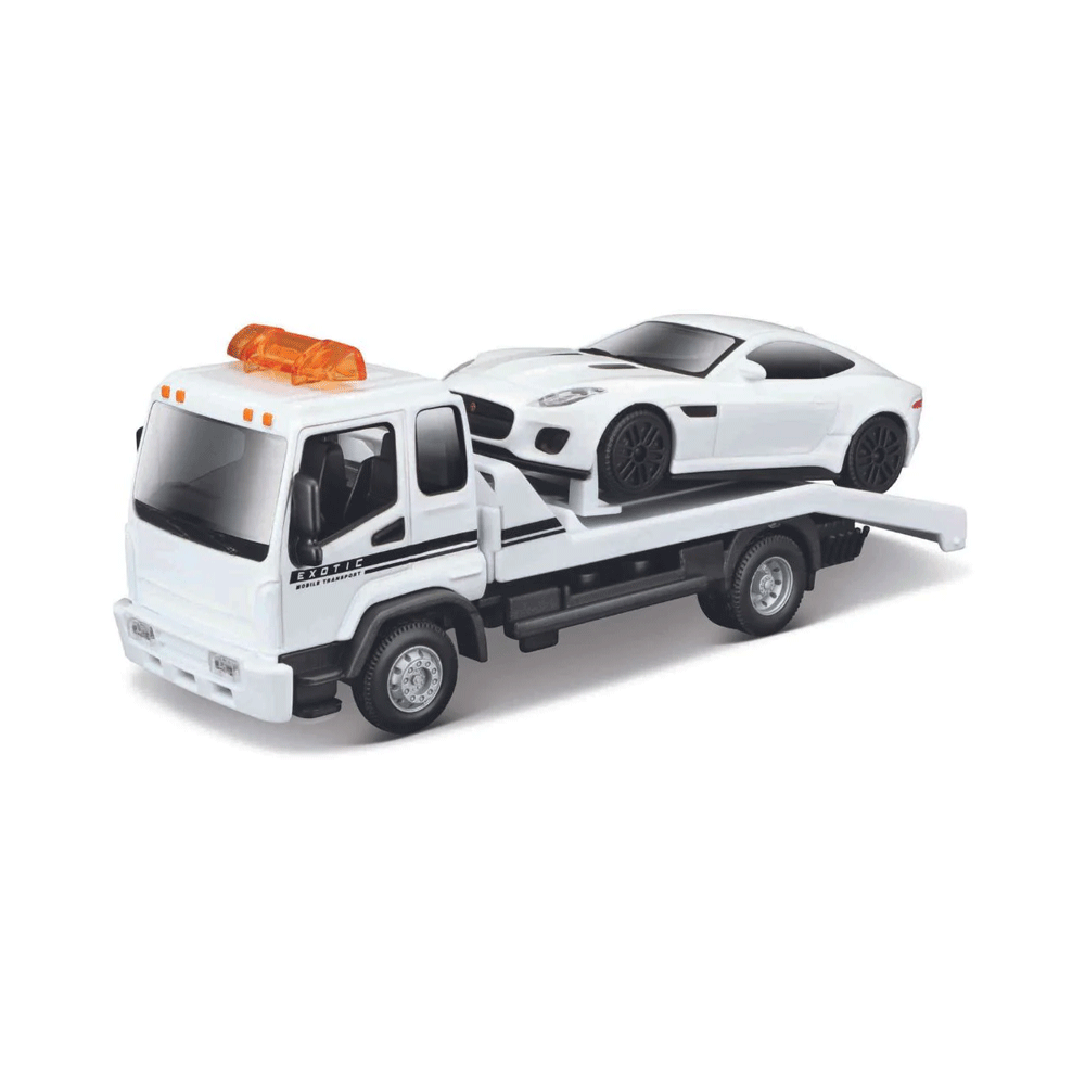 31399 STREET FIRE FLATBED TOW TRUCK Default Title - MamasJan Toys