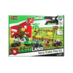 31682 BURAGO DIE CAST FARM SET W-TRACTOR Default Title - MamasJan Toys