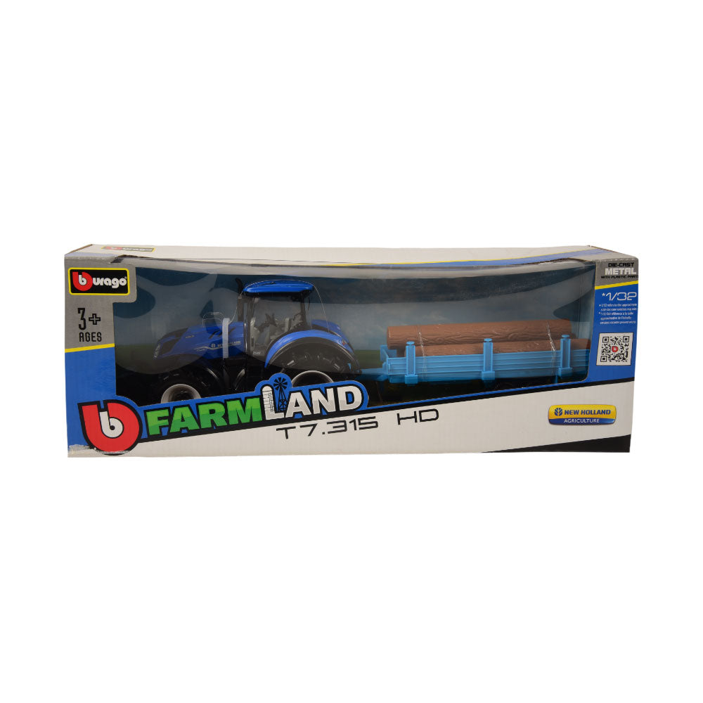 44060 BURAGO HOLLAND TRACKTOR BASIC Default Title - MamasJan Toys