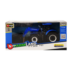 44080 BB 132 BLUE TRACKTER W-LOADER Default Title - MamasJan Toys