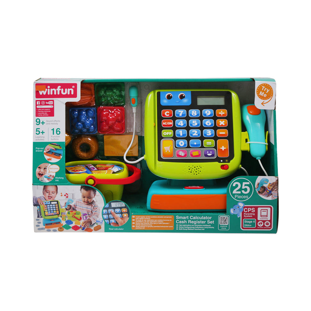 250402 WF SMART CALCULATOR CASH REGISTER A.I Default Title - MamasJan Toys