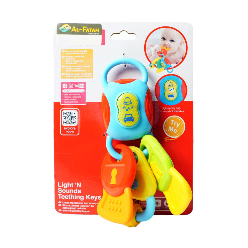 0185 WINFUN TEETHING KEYS BASIC Default Title - MamasJan Toys
