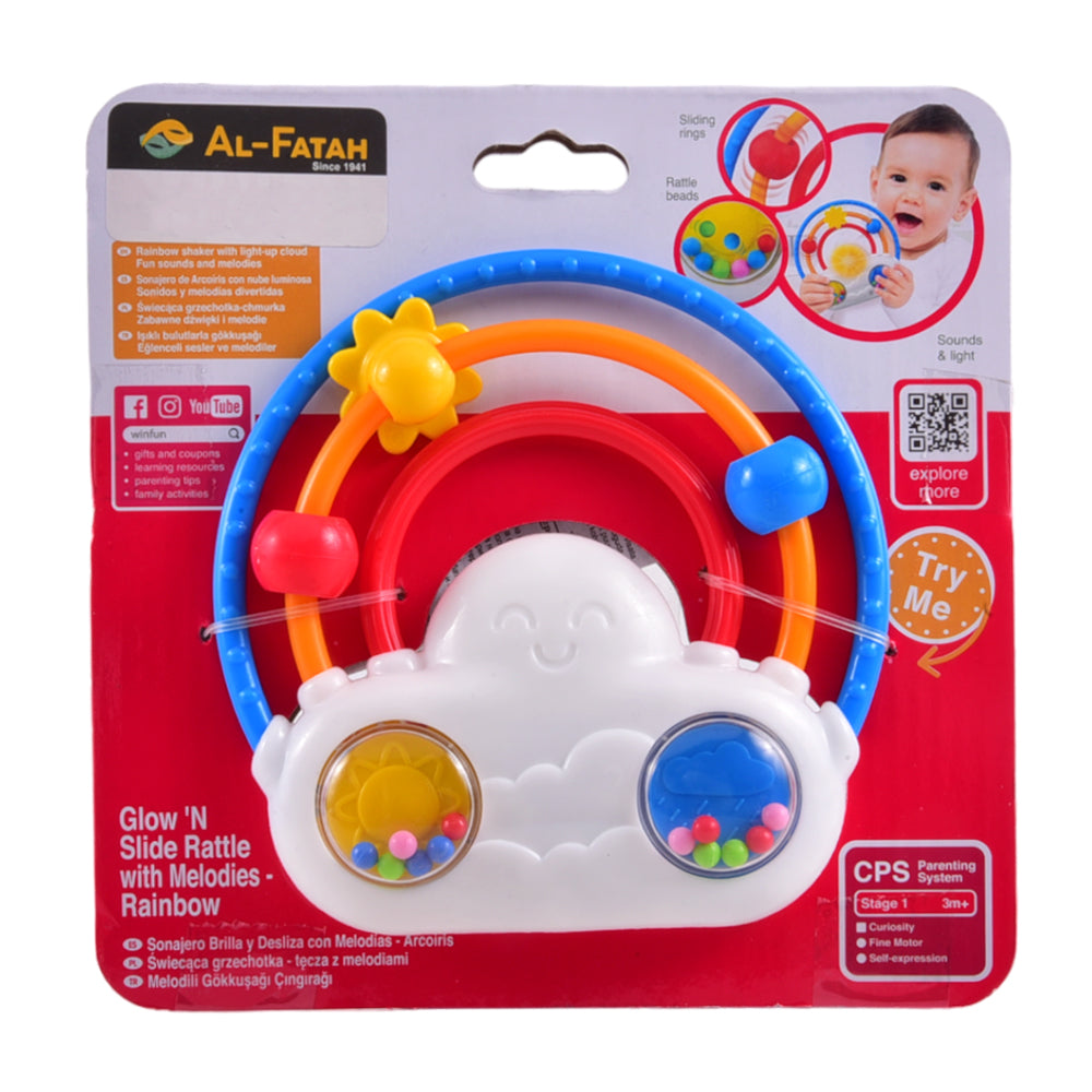 0242 MUSCIAL RAINBOW MELODIES RATTLE Default Title - MamasJan Toys