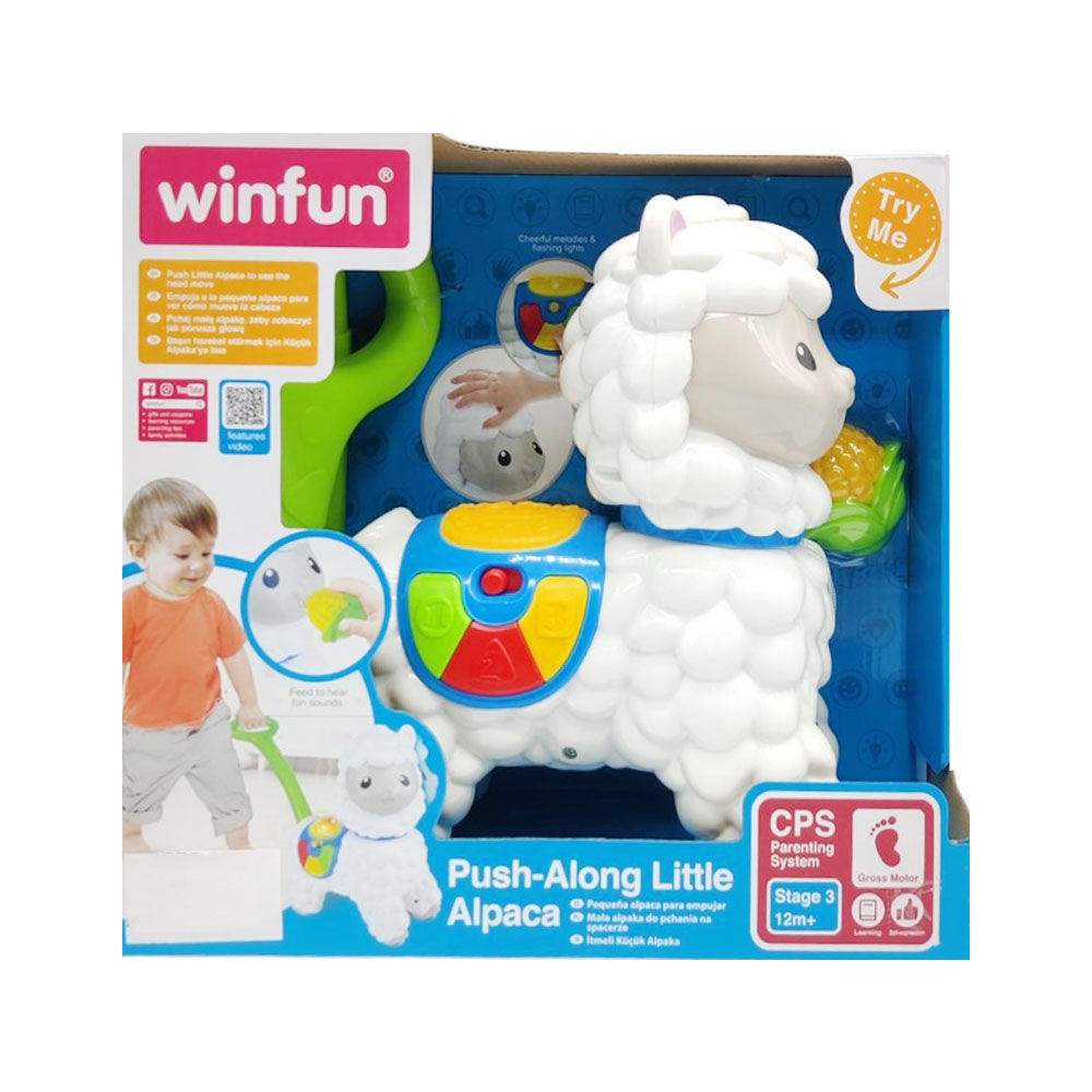 0757 WF PUSH ALONF LITTLE ALPACA Default Title - MamasJan Toys