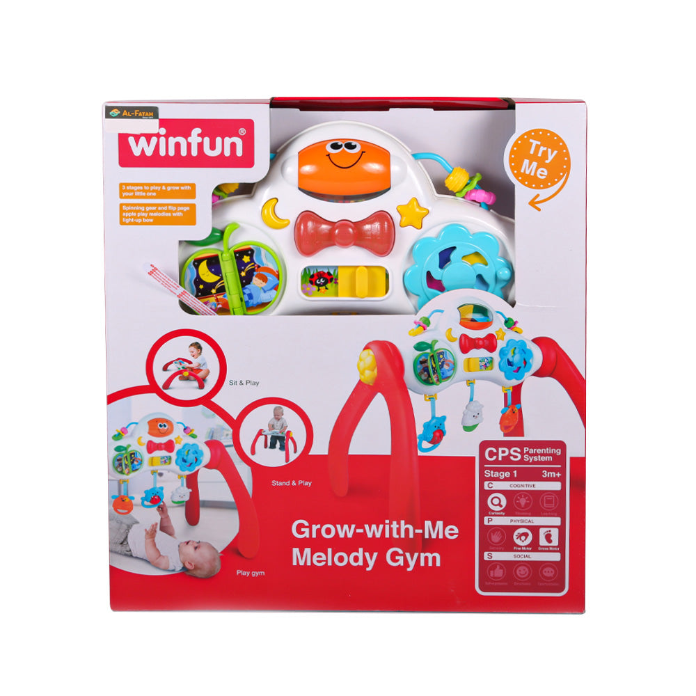 0822 WIN FUN MELODY GYM BASIC Default Title - MamasJan Toys
