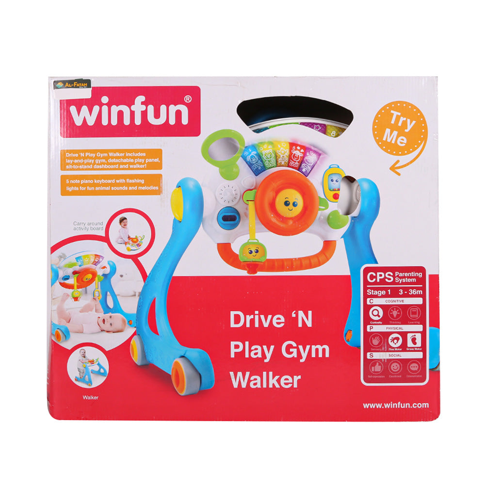 0846 FUN WIN 5 IN 1 ACTIVITY CART A.I Default Title - MamasJan Toys