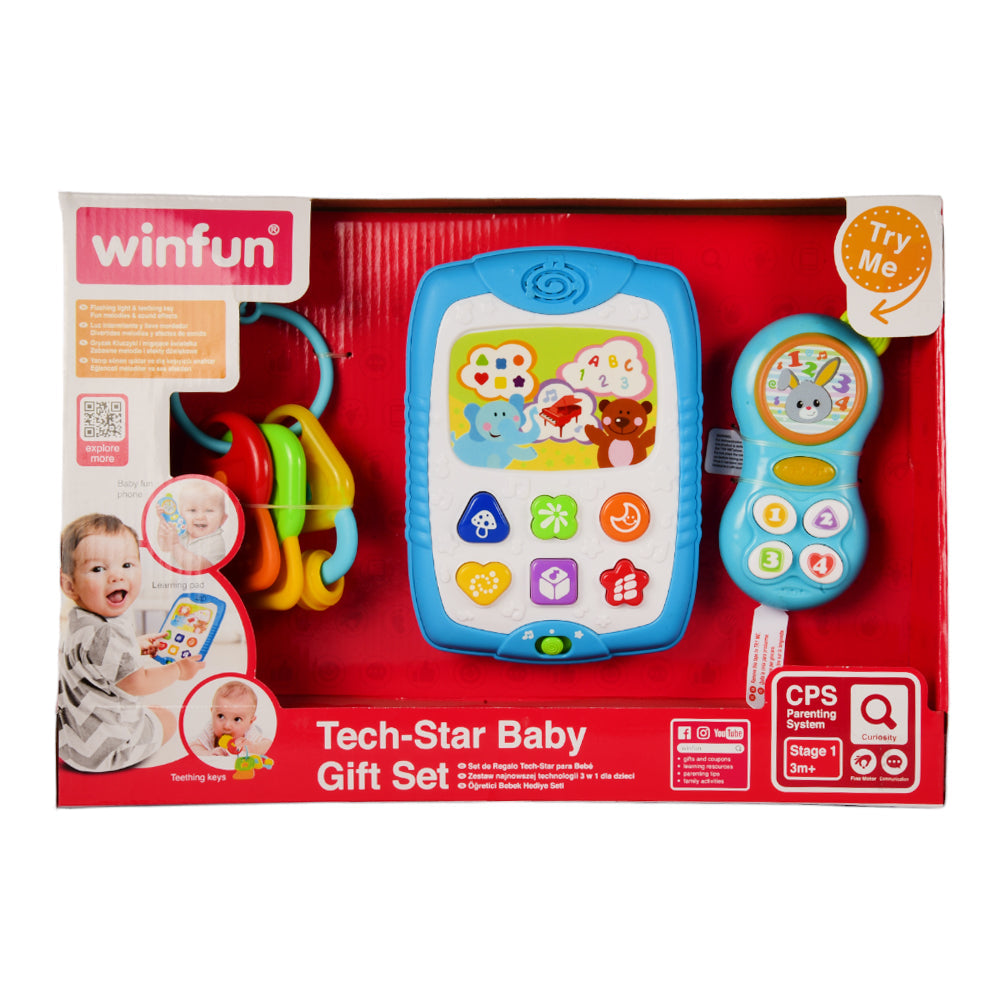 3024 WINFUN TECH STAR BABY GIFT SET Default Title - MamasJan Toys