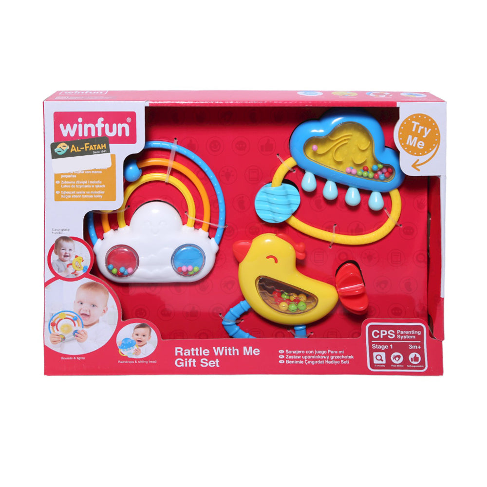 3030 WINFUN RATTLE WITH ME GIFT SET (+3 M) A.I Default Title - MamasJan Toys