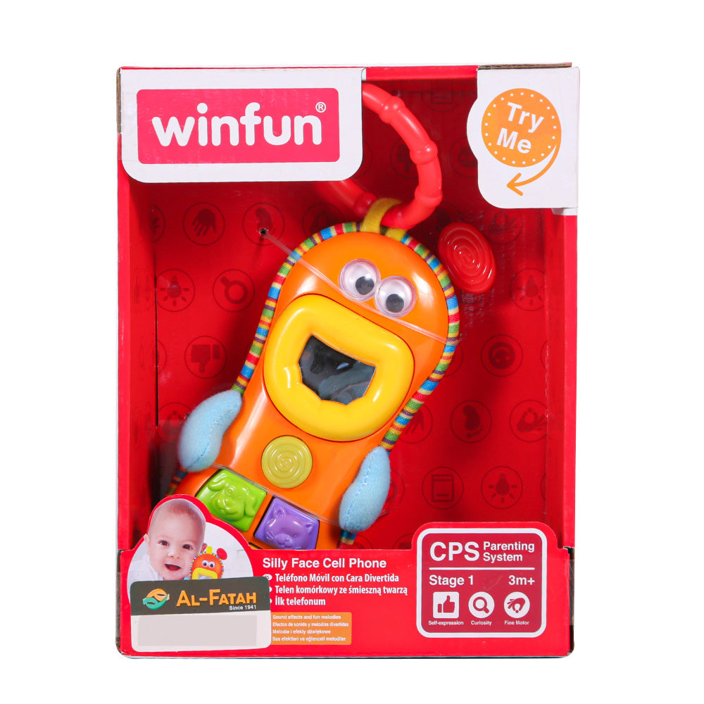 0608 WINFUN SILY FACE CELL PHONE Default Title - MamasJan Toys