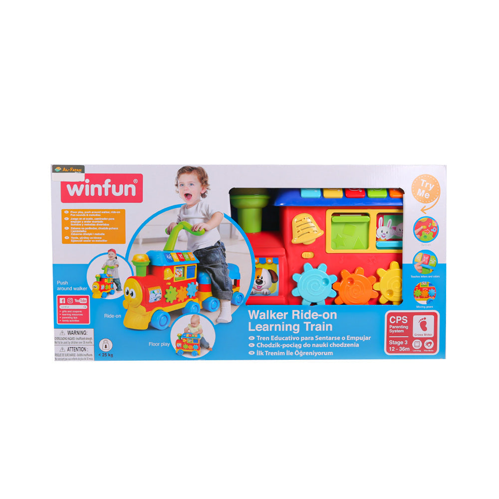 0803 WINFUN LEARNING TRAIN PC Default Title - MamasJan Toys
