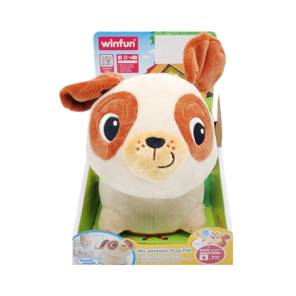 240601 WF WOBBLY PUG PAL Default Title - MamasJan Toys