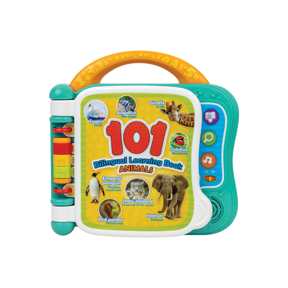 240402 WF 101 BILINGUAL LEARNING BOOK-ANIMALS Default Title - MamasJan Toys