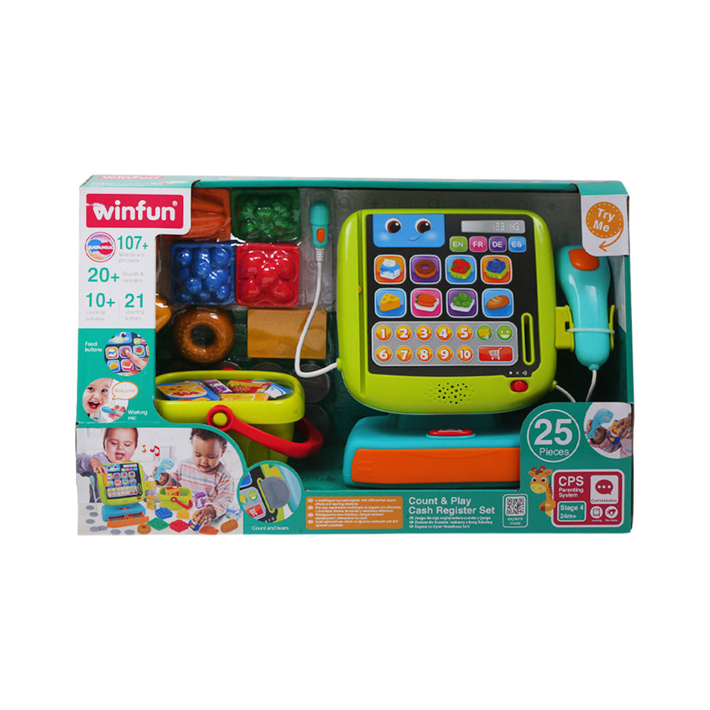 250401 WF COUNT N PLAY CASH REGISTER A.I Default Title - MamasJan Toys