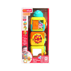 250112 W STACK N PLAY ANIMAL CUBES A.I Default Title - MamasJan Toys