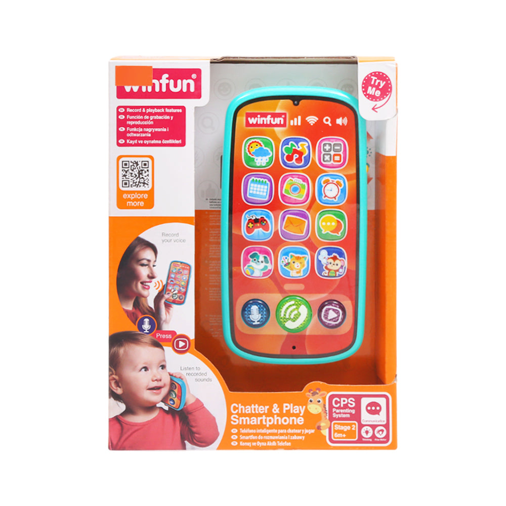 250204 WF CHATTER N PLAY SMART PHONE A.I Default Title - MamasJan Toys